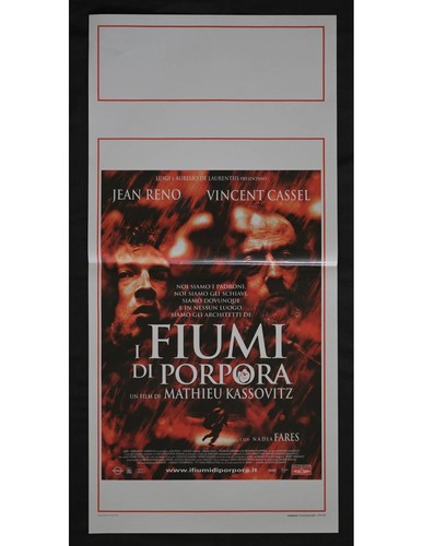 Locandina fiumi porpora - locandina, i